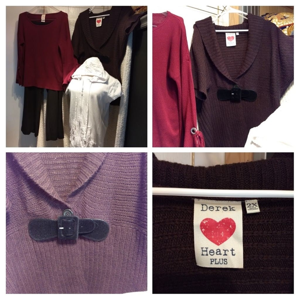 Derek Heart Jacket sweater
